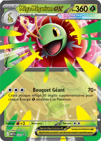 Coffret Méga-Méganium EX – ME02.5 Méga-Évolution : Héros Transcendants (FR)