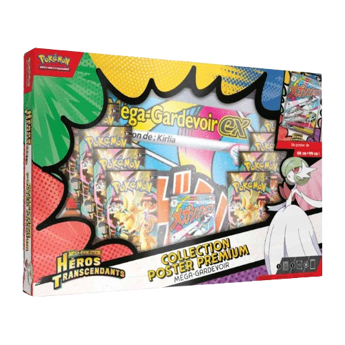 Coffret Collection Poster Premium Méga-Gardevoir – ME02.5 Méga-Évolution : Héros Transcendants (FR)