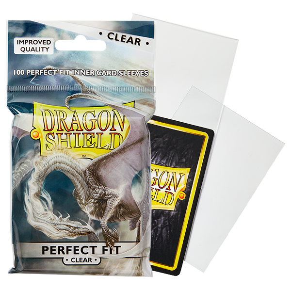 Sleeves Dragon Shield Perfect Fit Clear x100