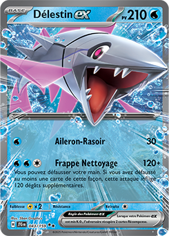 Délestin EX - 043/159 - Pokémon - (Aventures Ensemble)