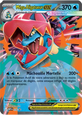 Coffret Méga-Aligatueur EX – ME02.5 Méga-Évolution : Héros Transcendants (FR)