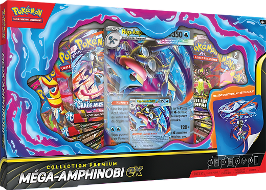 Coffret Collection Premium Méga-Amphinobi EX 8 boosters (FR)