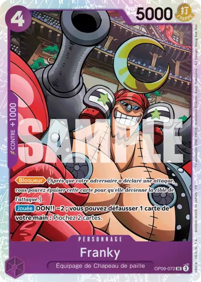 Franky (Super Rare) - OP09-072 – One Piece Card Game