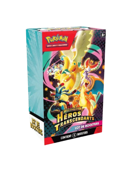 Bundle 6 boosters ME02.5 Méga-Évolution : Héros Transcendants (FR)